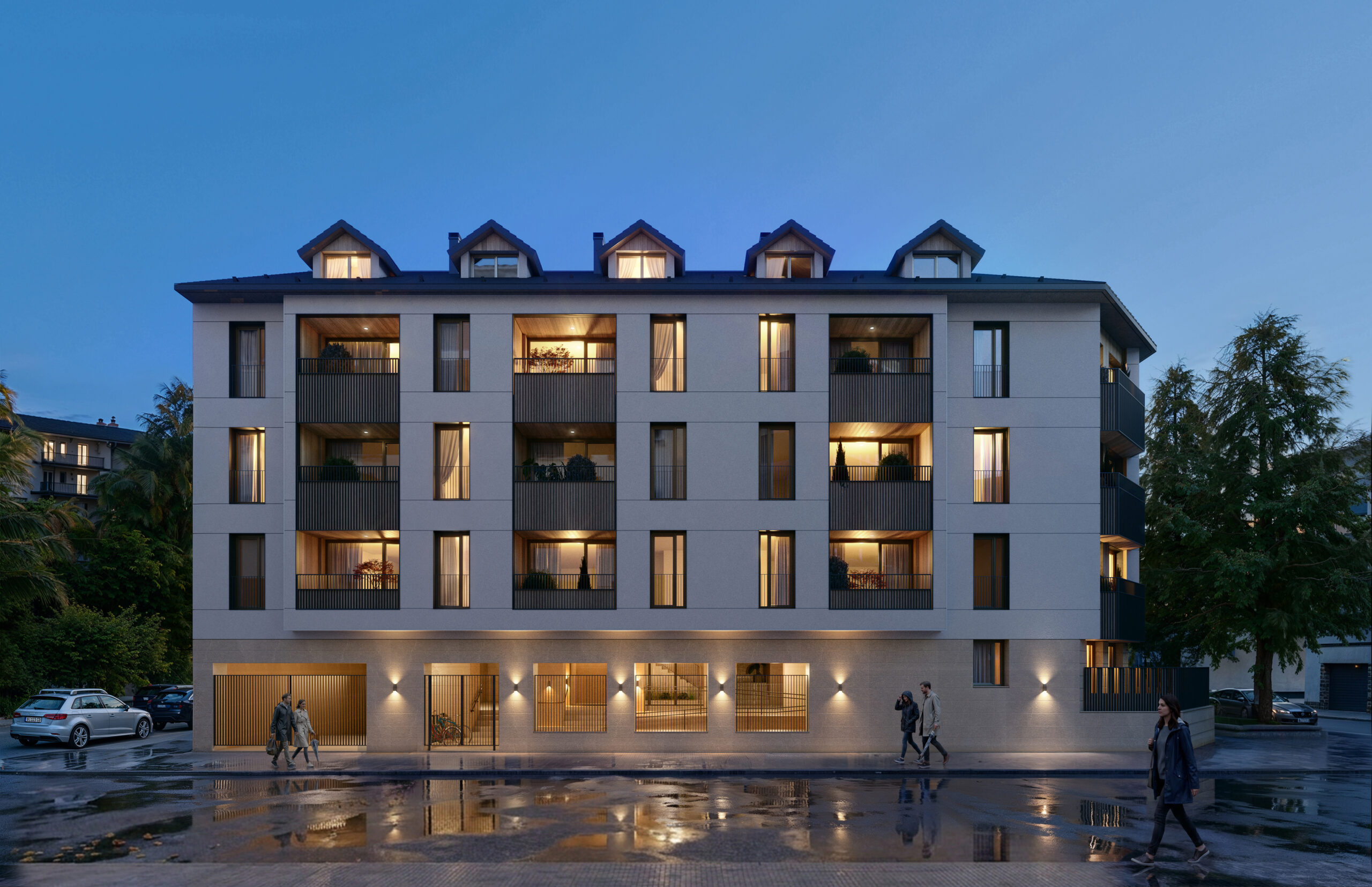 exterior nocturna